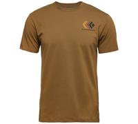 Black Diamond Faded Short Sleeve T-shirt Marron XL Homme