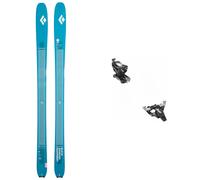 Black Diamond - Fixations de ski freerando - Pack Helio Carbon 95 2026 - Bleu Bleu 176 cm