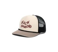 Black Diamond - Flat Bill Trucker Hat - Casquette Chalk / Pine Smoke / Iron Red Wavy BD - Taille unique