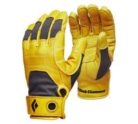 Black Diamond - Gants d'escalade - Transition Gloves Natural en Nylon - Taille 157-168 cm - Jaune Jaune 157-168 cm