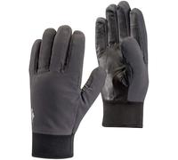 Black Diamond Gants MidWeight Softshell - Gants tactiles en softshell résistants aux intempéries - Manchettes en néoprène Mixte Adulte, Gris (Smoke), S