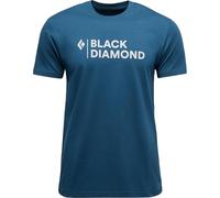 BLACK DIAMOND Mini Stacked Ss Tee - Homme - Bleu - taille S- modèle 2025