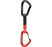 BLACK DIAMOND HotForge Hybrid Quickdraw | Dessus à serrure t bas Wiregate | Dogbone en nylon durable | Tirage d'escalade Sport & Trad | Octane | 12 cm