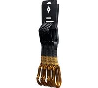 Black Diamond – Pack de 6 dégaines d'escalade Hotforge Quickpack 12 cm – Amber