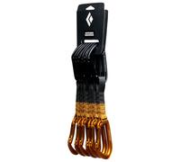 Black Diamond – Pack de 6 dégaines d'escalade Hotforge Quickpack 12 cm – Amber