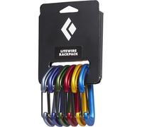 Black Diamond Lite Wire Snap Hook 6 Units Multicolore