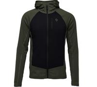 Black Diamond - Polaire isolante et polyvalente - M Coefficient LT Hybrid Hoody Tundra-Black pour Homme en Nylon - Taille M - Kaki Kaki M