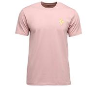 Black Diamond - M Shredded Short Sleeve Tee Shirt Pale Mauve - L - Tee-shirt d’escalade