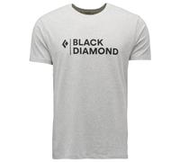 Black Diamond - Mini Stacked S/S Tee - T-shirt - XL - nickel heather
