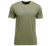 Black Diamond - Mini Stacked S/S Tee - T-shirt - XS - tundra