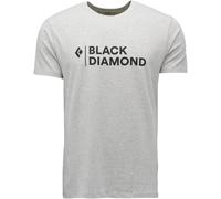 Black Diamond T-shirt Mini Stacked manches courtes gris clair Homme M