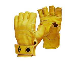 Black Diamond - Mitaines d'escalade robustes - Stone Gloves Natural en Cuir - Taille L - Jaune Jaune L