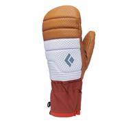 Black Diamond – Moufles de freeride W Progression Mitts – PrimaLoft® & GORE‑TEX – Cuir Femme M – Henna/Belay Blue Marron