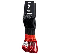 Black Diamond - Pack de 6 dégaines d'escalade - Hotforge Hybrid Quickpack 12 Cm Octane - Rouge Rouge