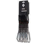 Black Diamond - Pack de 6 dégaines d'escalade - Hotforge Quickpack 12 cm Light Grey - Gris Gris