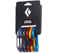Black Diamond - Pack de 6 mousquetons colorés - Litewire Rackpack - Vert Vert