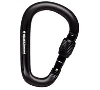 Black Diamond - Pearlock Screwgate Carabiner - Mousqueton HMS - black