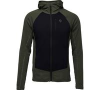 Black Diamond - Polaire isolante en PrimaLoft® - M Coefficient LT Hybrid Hoody Tundra Black en Nylon - Taille M - Vert Vert M
