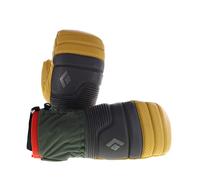 Black Diamond - Moufles de freeride en PrimaLoft® et en GORE-TEX - Progression Mitts Beeswax Walnut en Cuir - Taille S - Jaune Jaune S