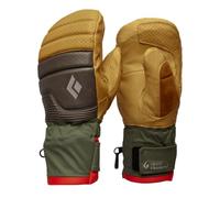 Black Diamond - Moufles de freeride en PrimaLoft® et en GORE-TEX - Progression Mitts Beeswax Walnut en Cuir - Taille M - Jaune Jaune M