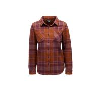 Black Diamond Project Heavy Flannel Long Sleeve Shirt Rouge,Orange M Femme