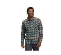 Black Diamond - Project Heavy Flannel - Chemise homme Midnight Blue / Charcoal Plaid - M