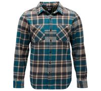Black Diamond - Project Heavy Flannel - Chemise - M - midnight blue / charcoal plaid