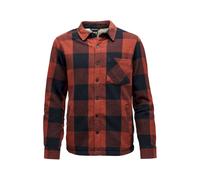 Black Diamond Project Lined Flannel Long Sleeve Shirt Rouge L Homme