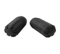 Black Diamond Embouts pour bâtons Z‑Pole Protecteurs de pointe en caoutchouc Noir Taille unique