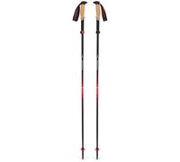 Black Diamond Bâtons Pursuit Carbon FLZ Noir et Rouge Paire 125