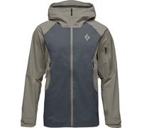 Black Diamond - Veste de ski de randonnée imperméable et respirante - M Recon LT Stretch Shell Pine Smoke Carbon pour Homme - Taille L - Gris Gris L
