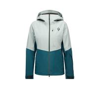 Black Diamond - Veste de ski de randonnée imperméable et respirante - W Recon Stretch Shell Agave Deep Woods pour Femme en Nylon - Taille S - Vert Vert S