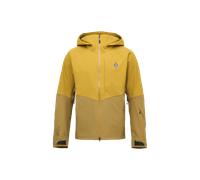 Black Diamond - Veste de ski de randonnée imperméable et respirante - M Recon Stretch Shell Amber Flax pour Homme en Nylon - Taille L - Jaune Jaune L