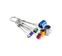 Black Diamond – Coinceurs passifs Hexentrics Set 4-10 avec mousqueton multicolore