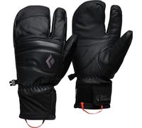 Black Diamond - Gants trois doigts en PrimaLoft® - Spark Finger Gloves Black en Cuir - Taille S - Noir Noir S