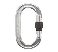 BLACK DIAMOND Oval Keylock Screwgate - Mixte - Gris - taille Unique- modèle 2024