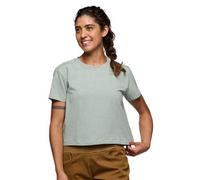 Black Diamond Stripe Crop Short Sleeve T-shirt Gris XL Femme