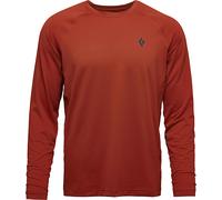 Black Diamond - T-shirt à protection solaire - M Alpenglow Ls Crew Burnt Sienna pour Homme - Taille XL - Orange Orange XL