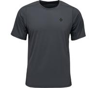 Black Diamond - T-shirt de trail léger et respirant - M Distance SS Tech Tee Charcoal pour Homme - Taille L - Gris Gris L