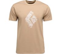 Black Diamond - T-shirt en coton biologique - M Engineered Diamond SS Tee Mushroom pour Homme en Coton - Taille L - Beige Beige L
