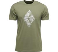 Black Diamond Engineered Diamond Short Sleeve T-shirt Vert L Homme