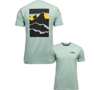 Black Diamond - T-shirt en coton biologique - M Mountainscape SS Tee Agave pour Homme en Coton - Taille XL - Vert Vert XL