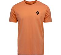 Black Diamond - T-shirt en coton organique - M Equipment For Alpinist SS Tee Moab Brown pour Homme - Taille L - Orange Orange L