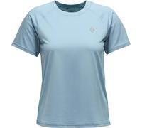 Black Diamond - T-shirt stretch, respirant et léger - W Lightwire SS Tee Fog Blue pour Femme - Taille S - Bleu Bleu S