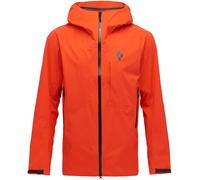 Black Diamond - Veste d'alpinisme imper-respirante - M Highline Stretch Shell Octane pour Homme - Taille 175-193 cm - Orange Orange 175-193 cm