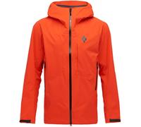 Black Diamond - Veste d'alpinisme imper-respirante - M Highline Stretch Shell Octane pour Homme - Taille S - Orange Orange S