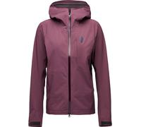 Black Diamond - Veste d'alpinisme imper-respirante - W Highline Stretch Shell Fig pour Femme - Taille 151-168 cm - Bordeaux Bordeaux 151-168 cm
