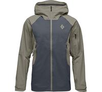 Black Diamond - Veste de ski de randonnée imperméable et respirante - M Recon LT Stretch Shell Pine Smoke Carbon pour Homme - Taille XL - Gris Gris XL