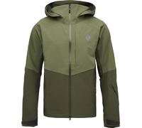 Black Diamond - Veste de ski de randonnée imperméable et respirante - M Recon Stretch Shell Tundra Dark Moss pour Homme en Nylon - Taille M - Vert Vert M
