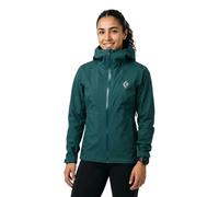 Black Diamond Veste Shell Fineline Stretch Vert M Femme